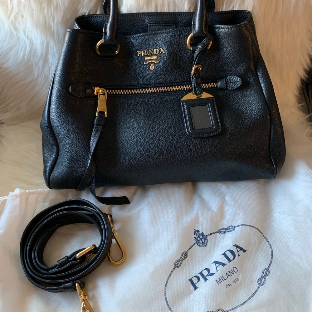 PRADA VITELLO PHENIX 1BG044 Black